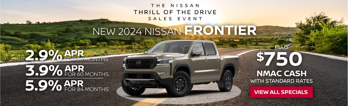New 2024 Nissan Frontierm5.9% APR for 84 months
