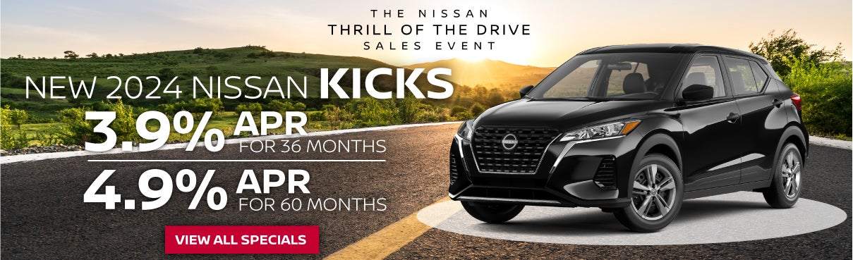 New 2024 Nissan Kicks 4.9% APR for 60 months