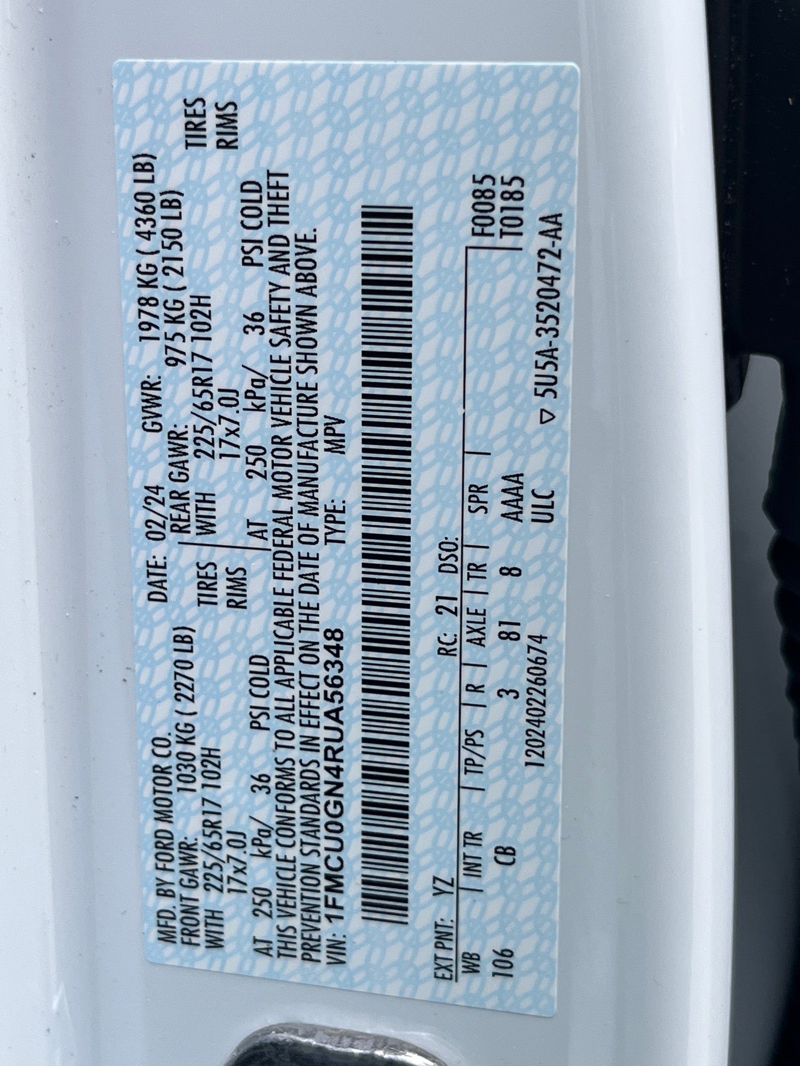 2024 Ford Escape Active