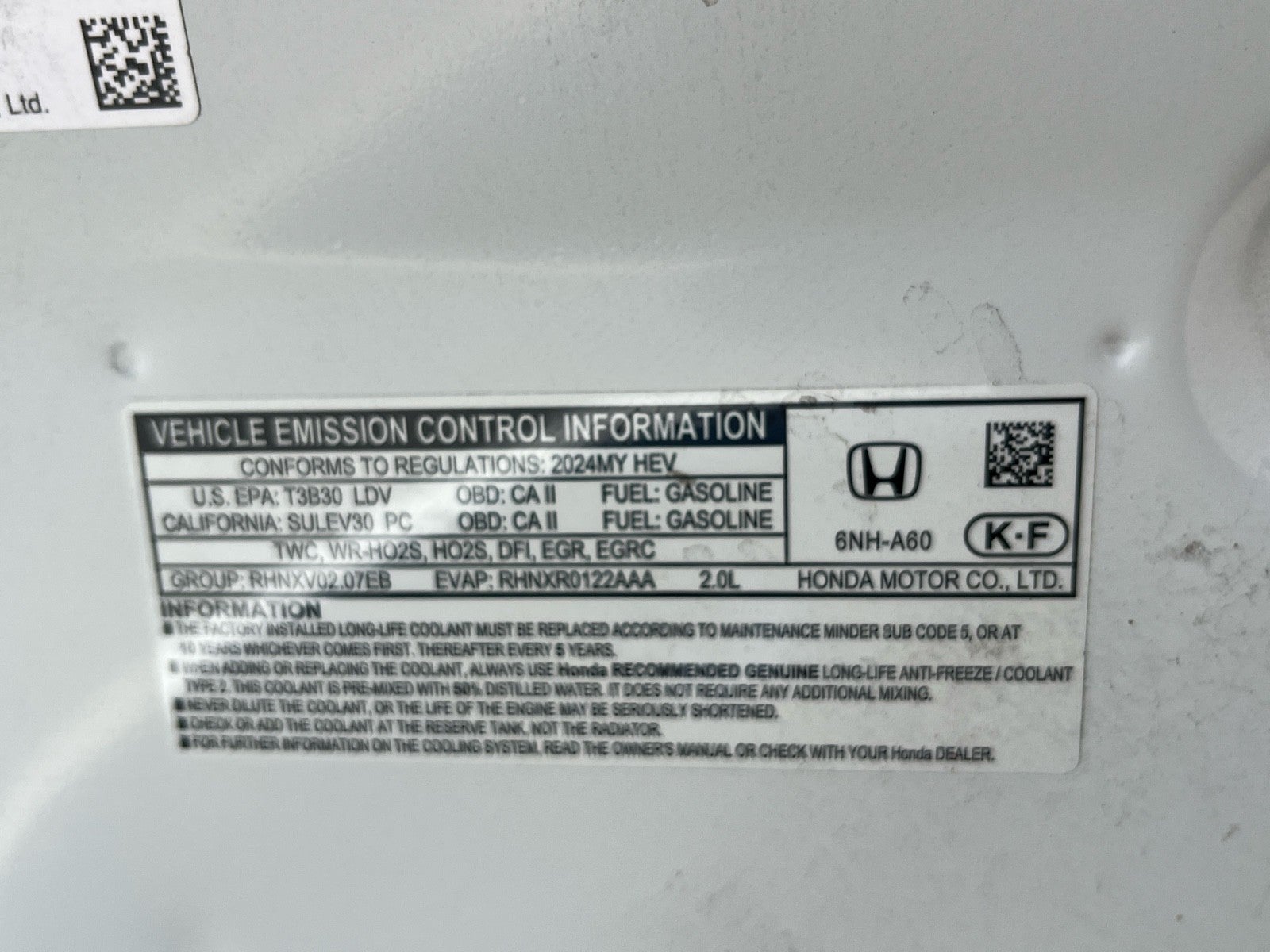 2024 Honda Accord Hybrid Sport