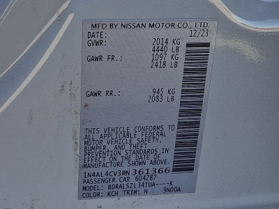 2024 Nissan Altima SR VC-Turbo®