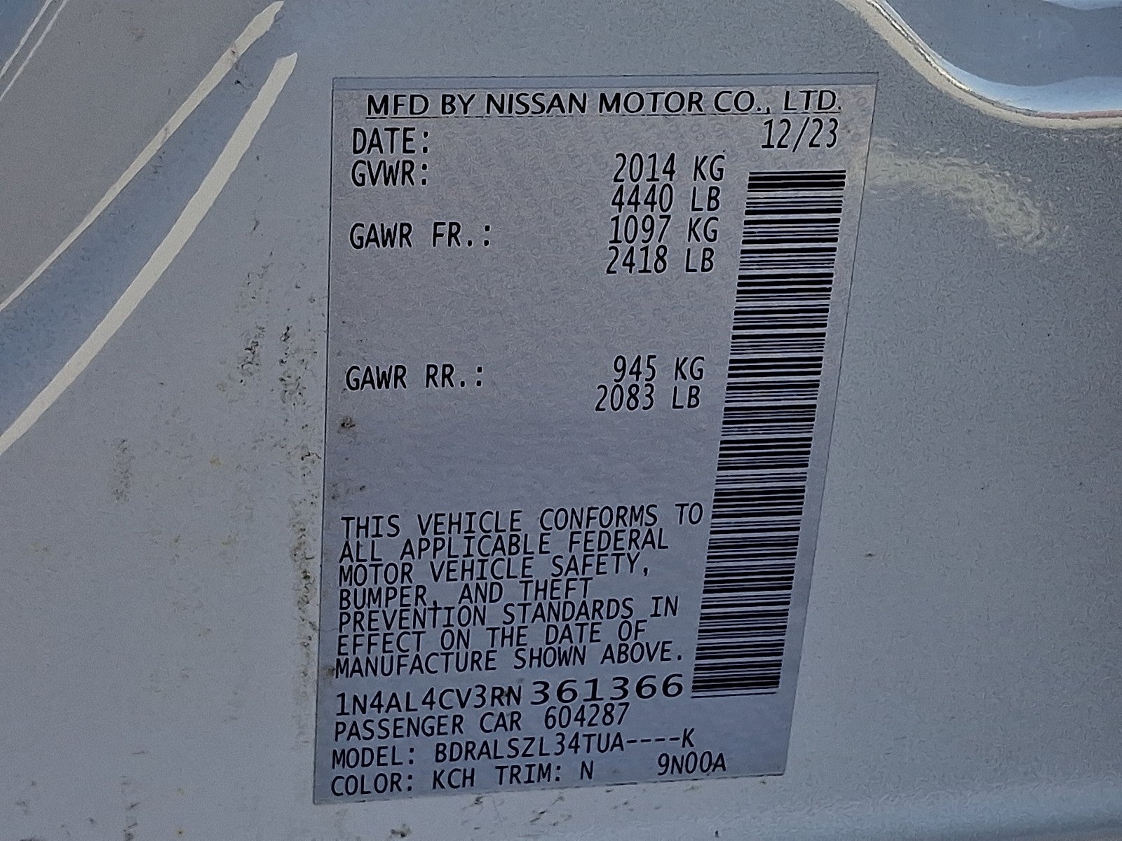 2024 Nissan Altima SR VC-Turbo®