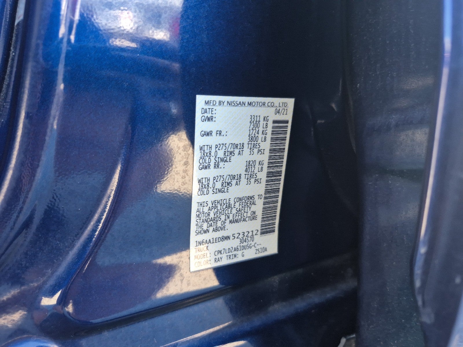 2021 Nissan Titan Crew Cab PRO-4X®