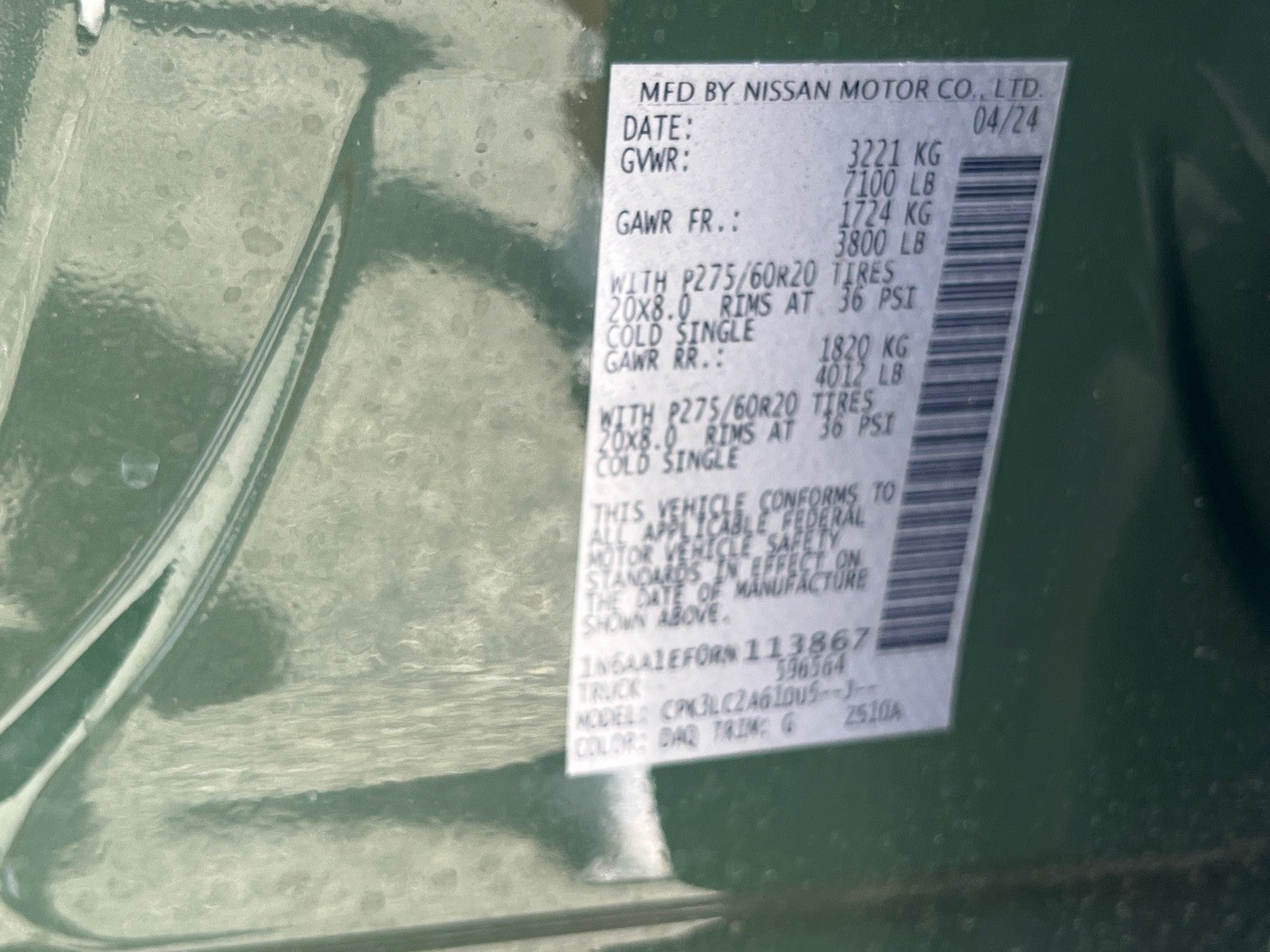 2024 Nissan Titan SV