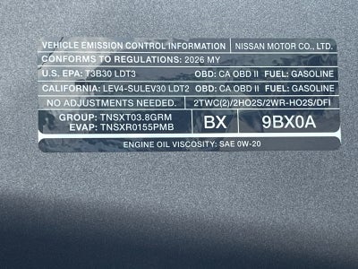 2026 Nissan Frontier SV