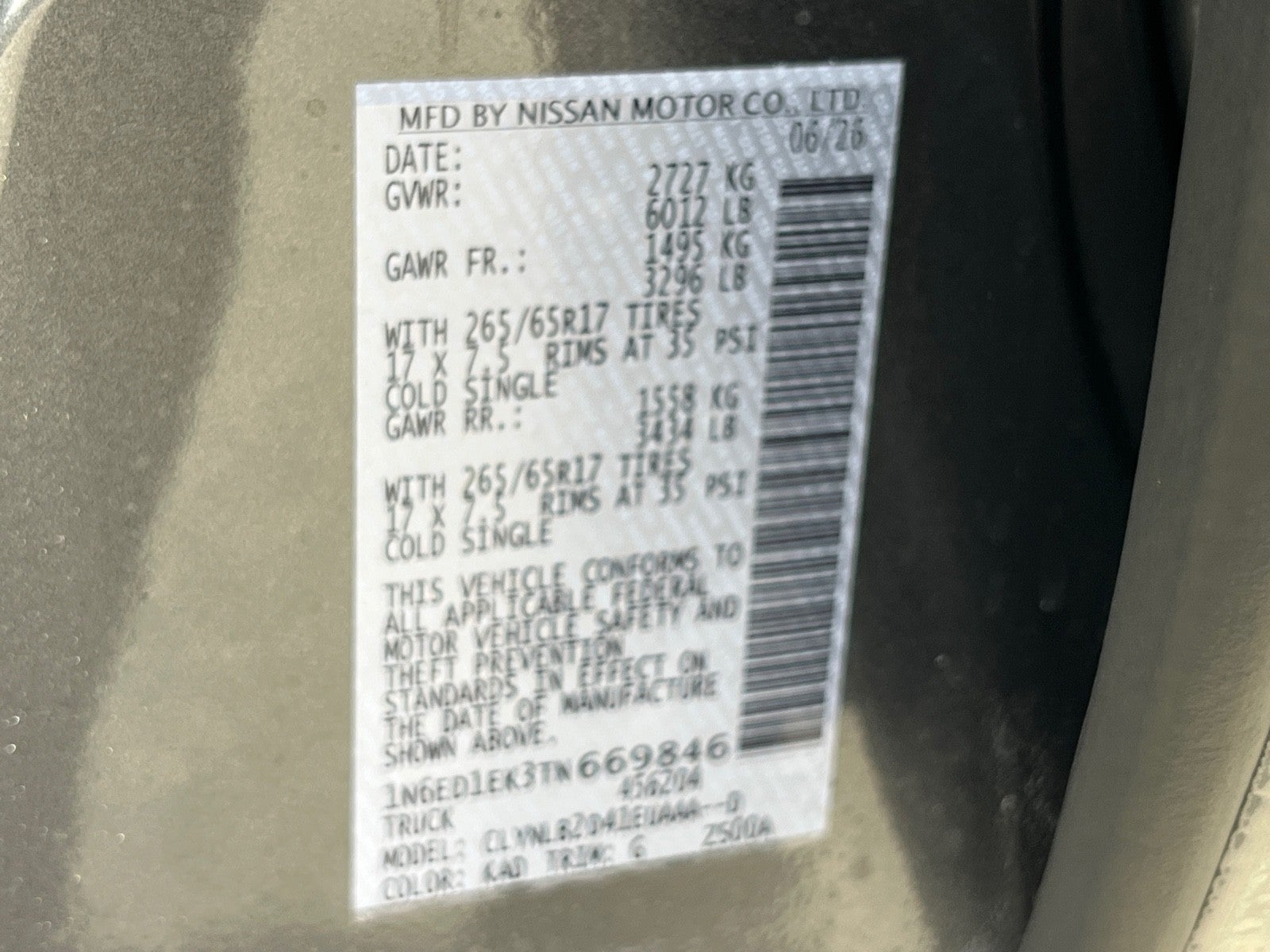 2026 Nissan Frontier SV