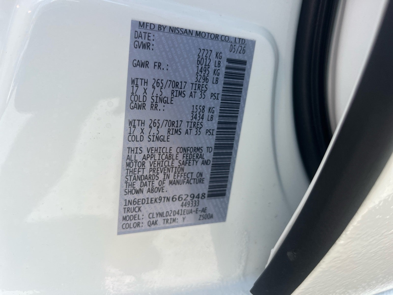 2026 Nissan Frontier Crew Cab PRO-4X®