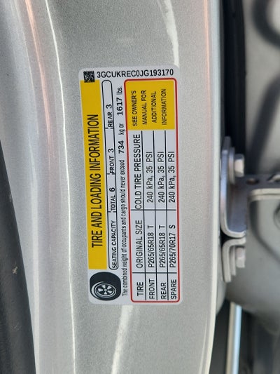 2018 Chevrolet Silverado 1500 LT