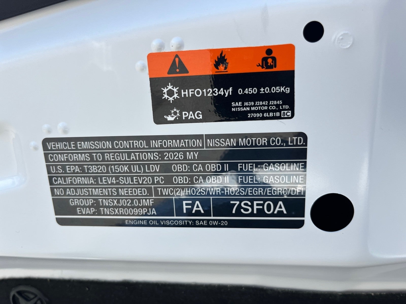 2026 Nissan Sentra SV