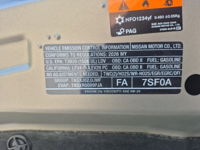 2026 Nissan Sentra SL