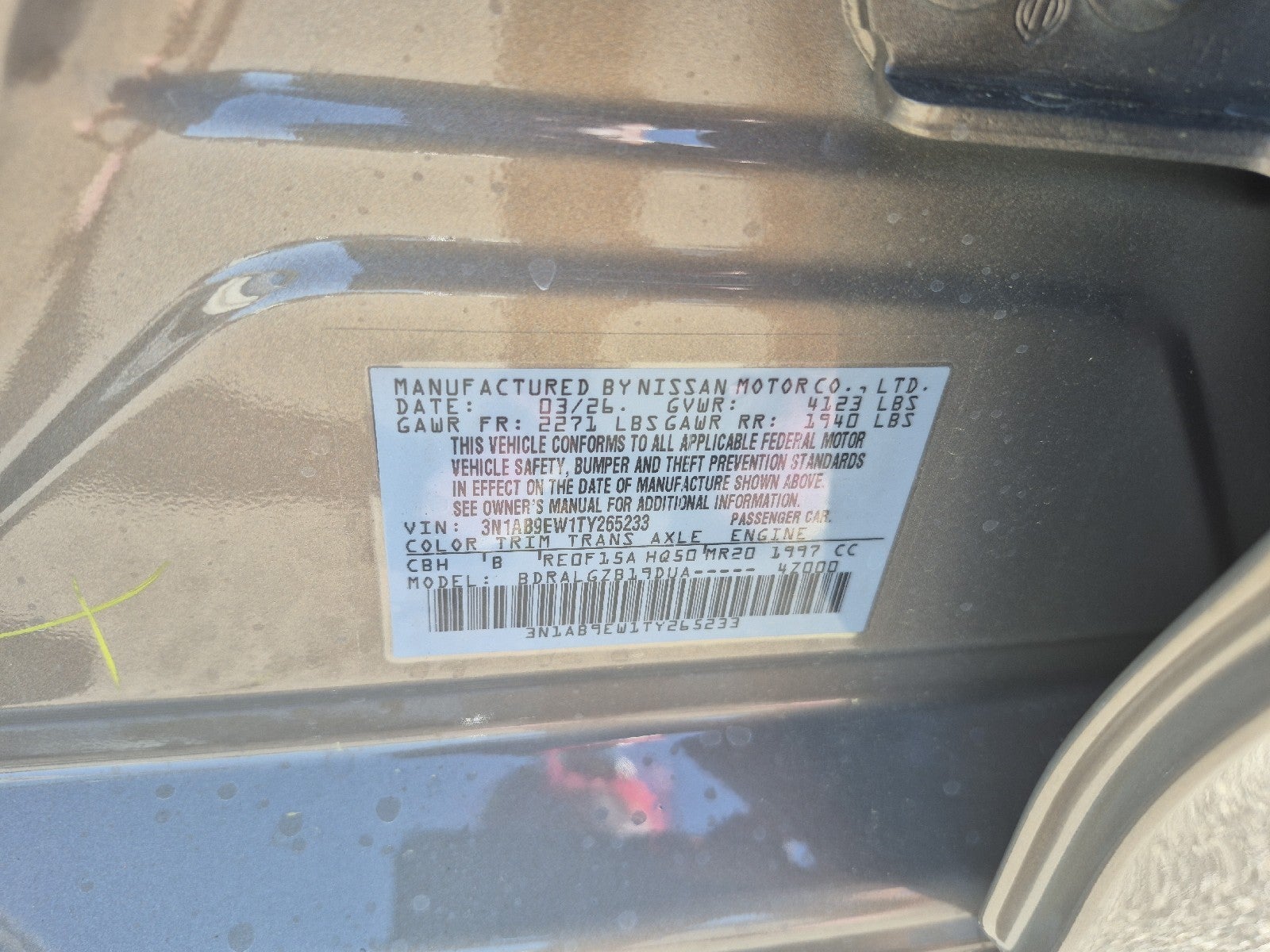 2026 Nissan Sentra SL