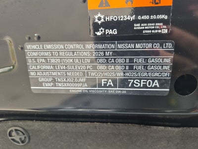 2026 Nissan Sentra SL