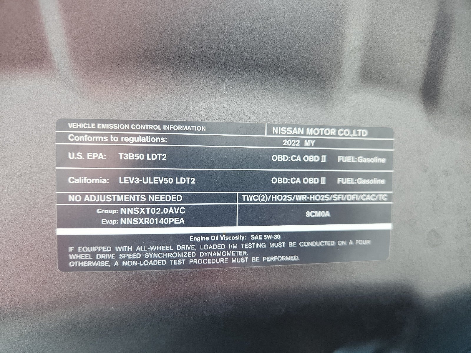 2022 INFINITI QX50 SENSORY