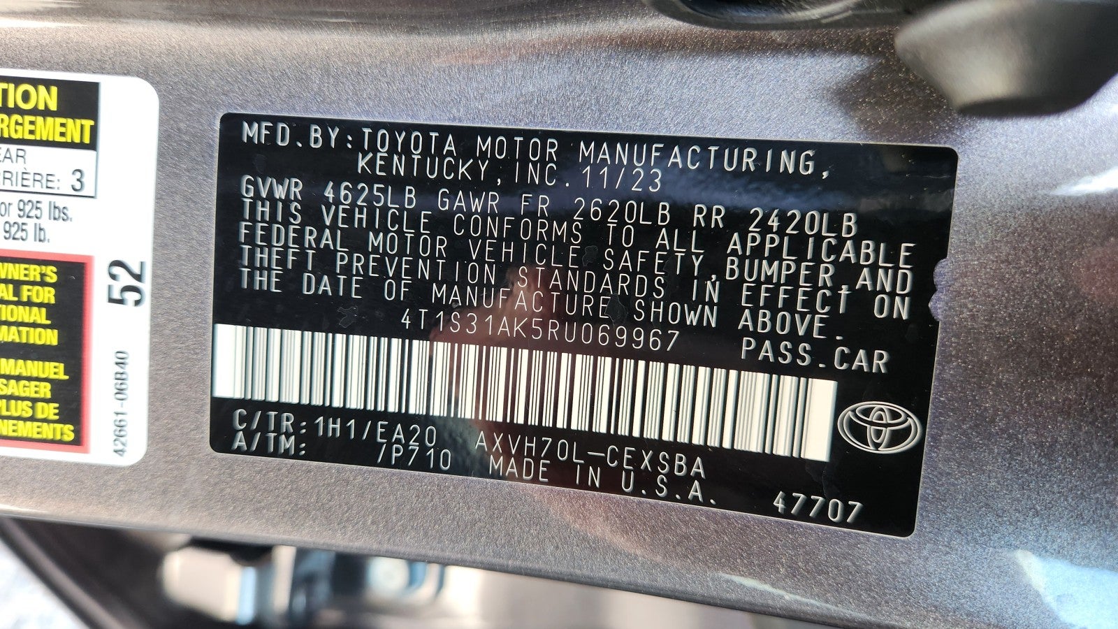 2024 Toyota Camry Hybrid SE Nightshade