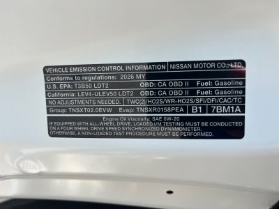 2026 Nissan Murano Platinum