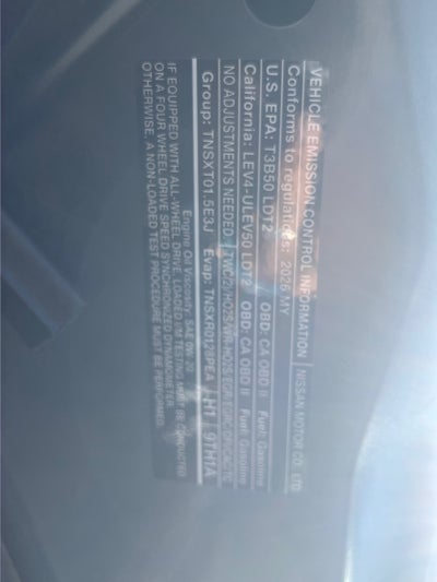 2026 Nissan Rogue Dark Armor™