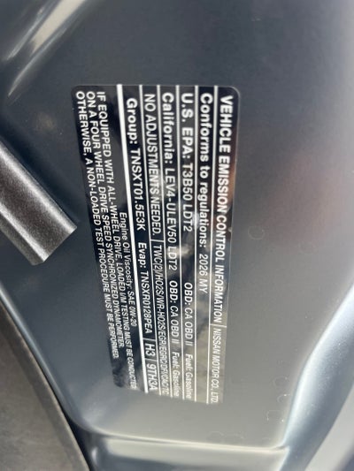 2026 Nissan Rogue Dark Armor
