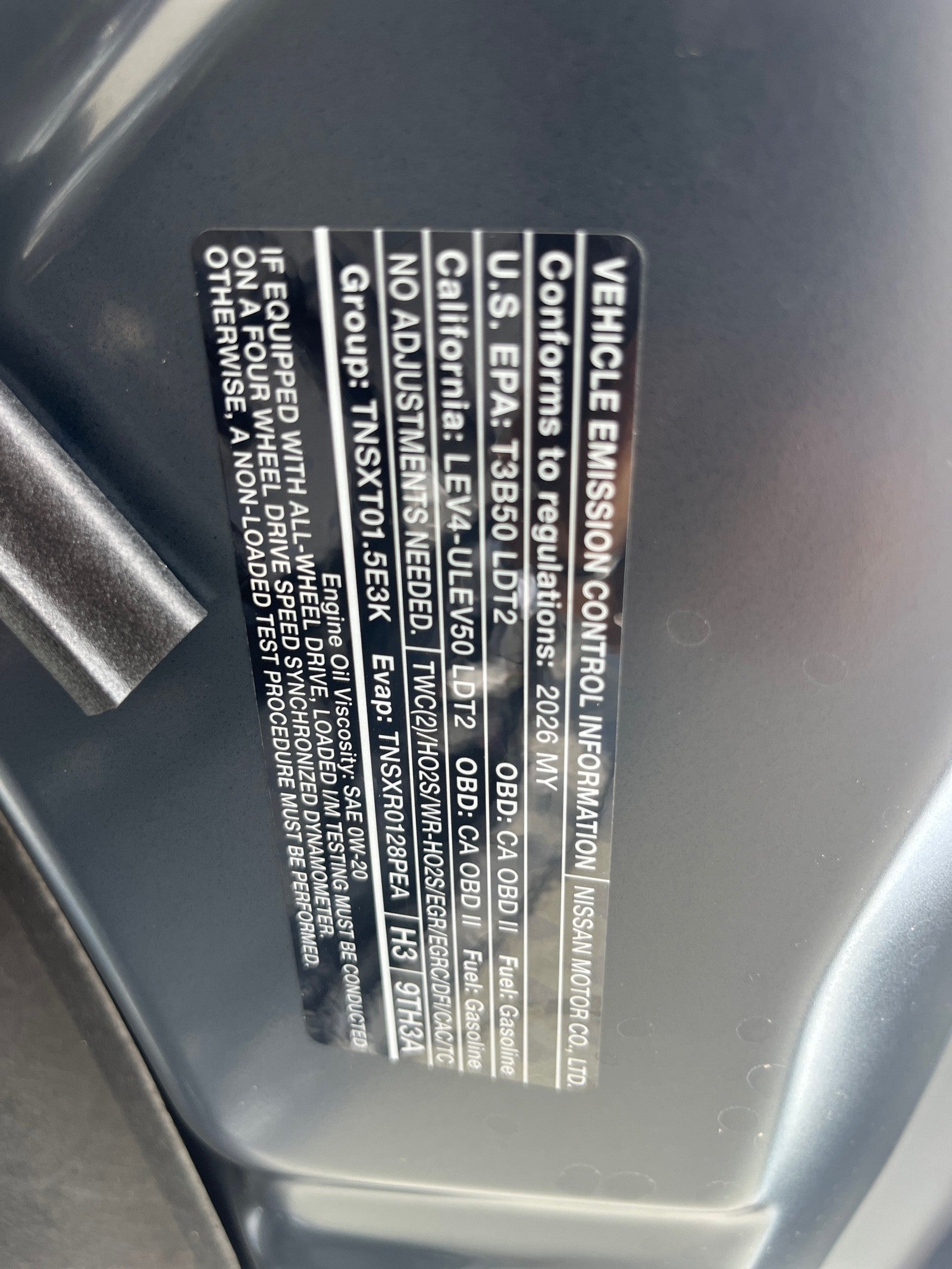 2026 Nissan Rogue Dark Armor