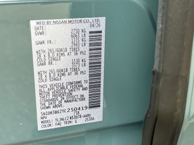 2026 Nissan Pathfinder Rock Creek