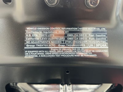 2026 Nissan Pathfinder SL