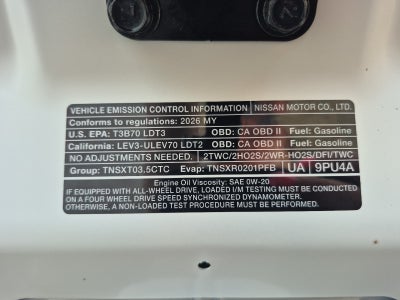 2026 Nissan Pathfinder SL