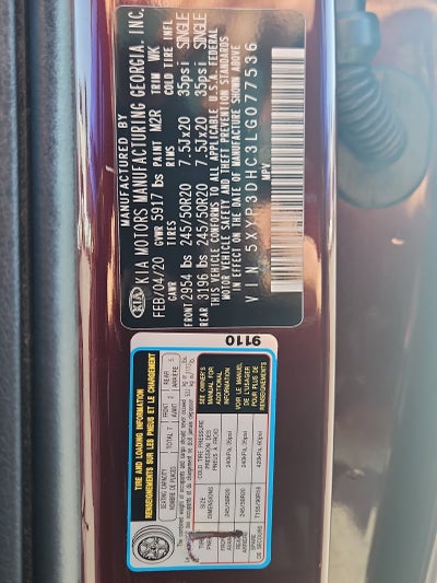 2020 Kia Telluride EX