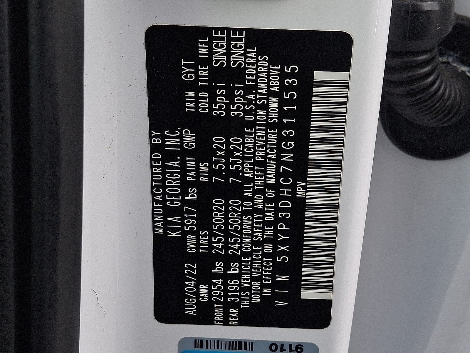 2022 Kia Telluride EX