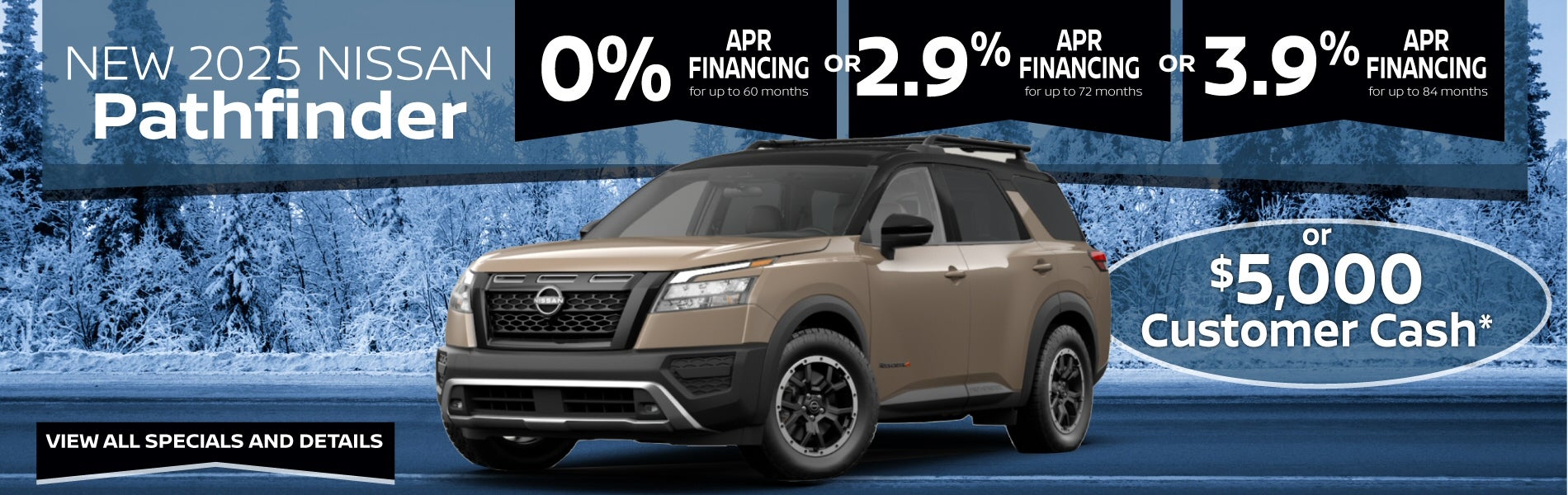 New 2025 Nissan Pathfinder Offer