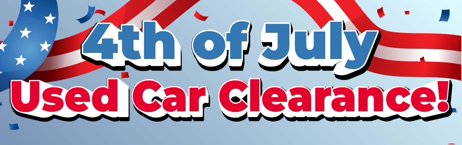 USED CAR CLEARANCE