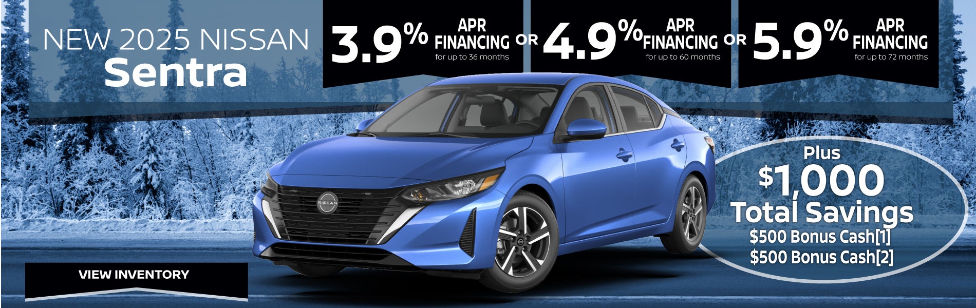 New 2025 Nissan Sentra Offer