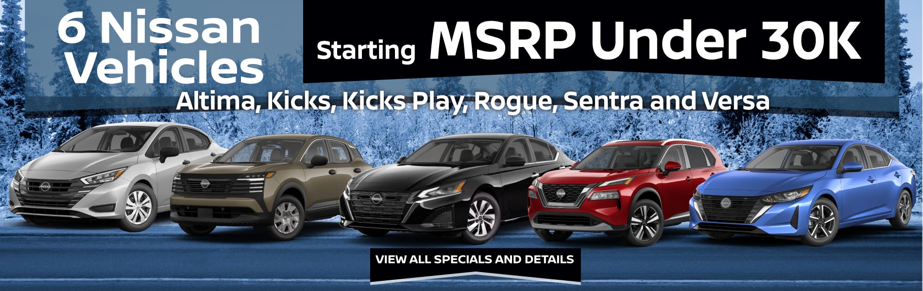 6 New Nissan models under $30,000