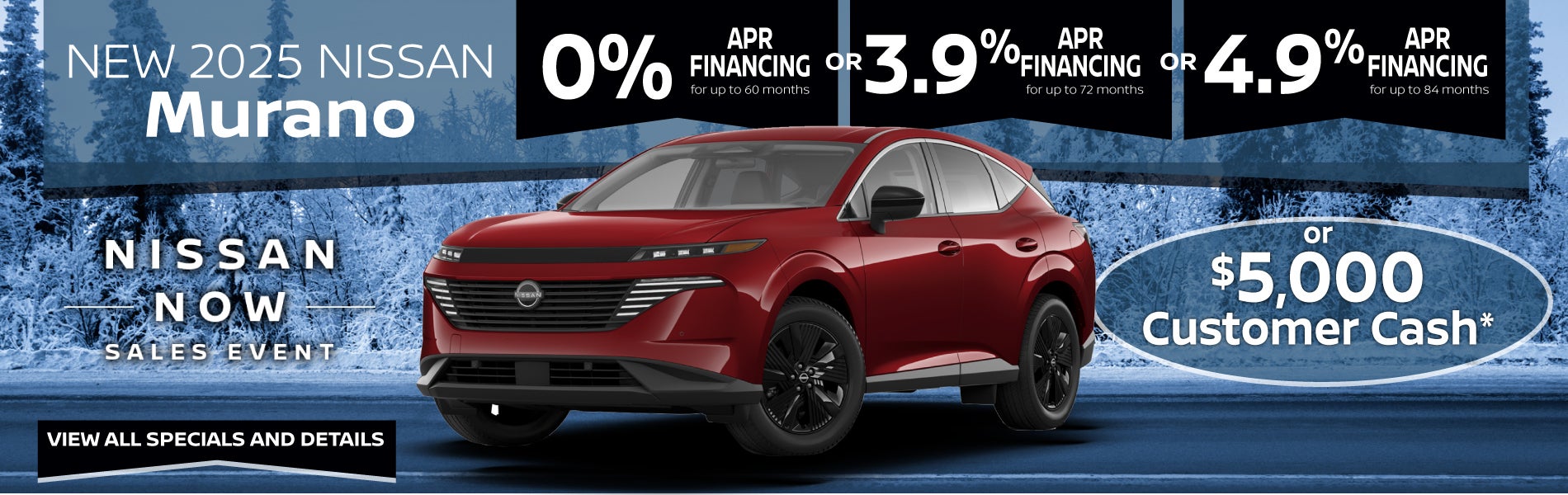 New 2025 Nissan Murano Offer
