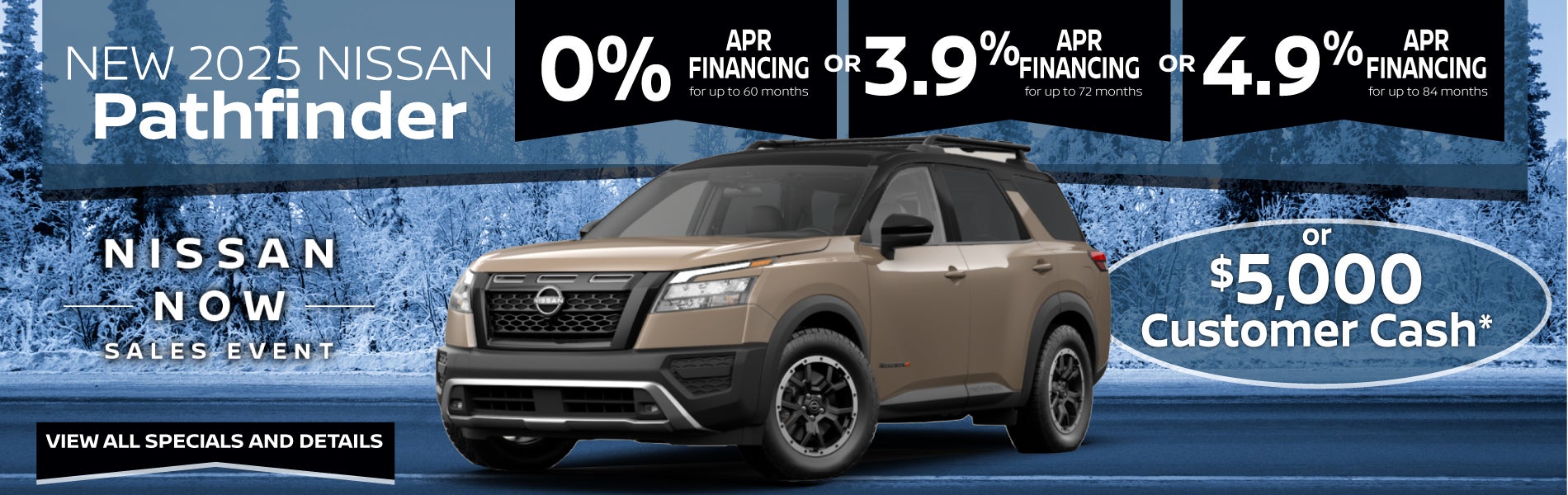 New 2025 Nissan Pathfinder Offer