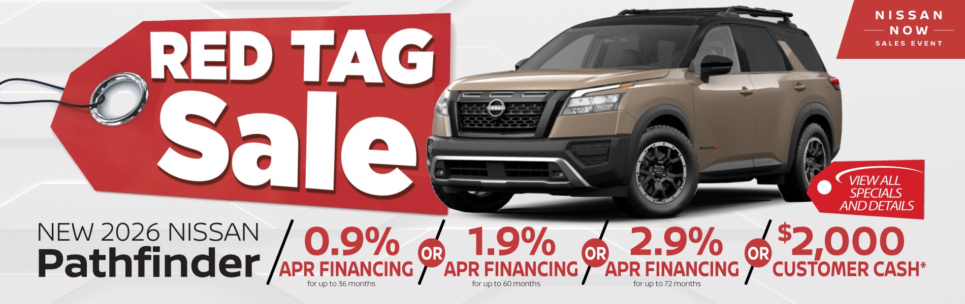 New 2026 Nissan Pathfinder Offer