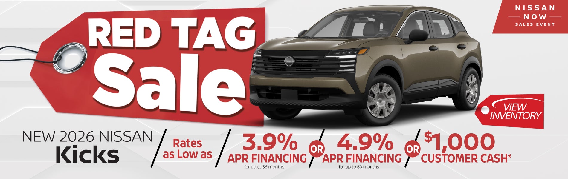 New 2026 Nissan Kicks Offer