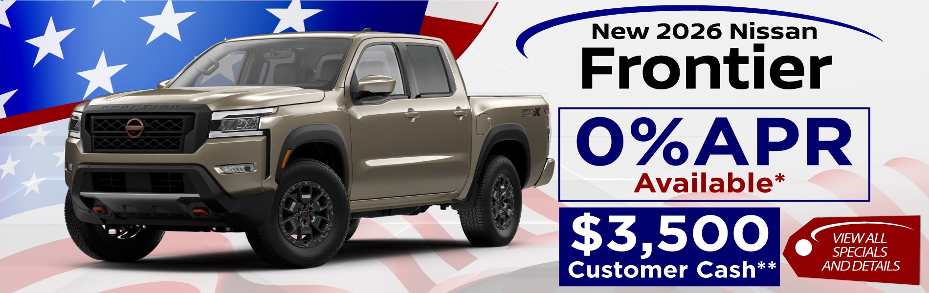 New 2026 Nissan Frontier Special
