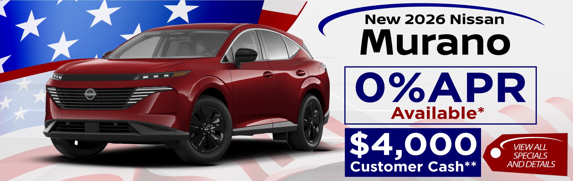 New 2026 Nissan Murano Special