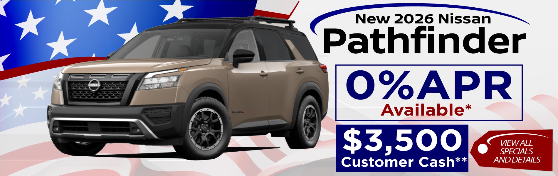 New 2026 Nissan Pathfinder Special