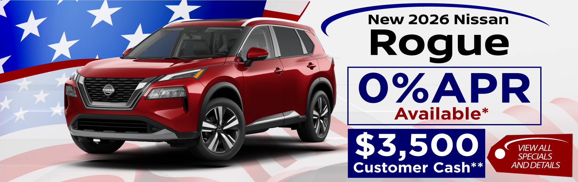 New 2026 Nissan Rogue Special