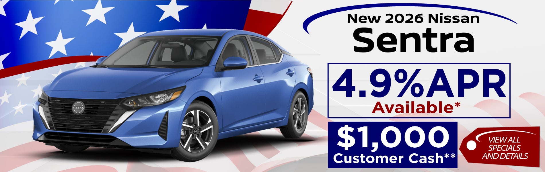New 2026 Nissan Sentra Special