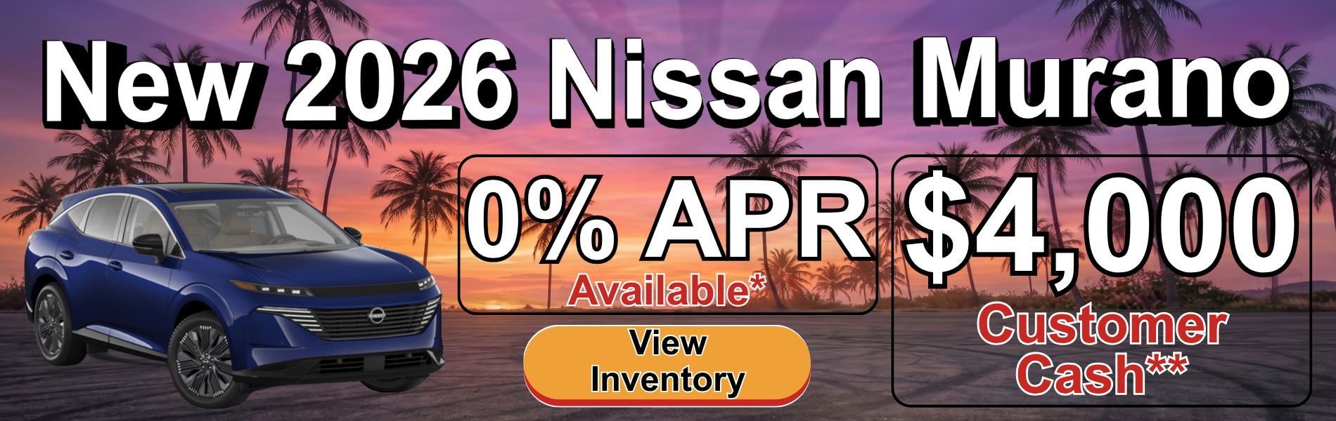 New 2026 Nissan Murano Offer