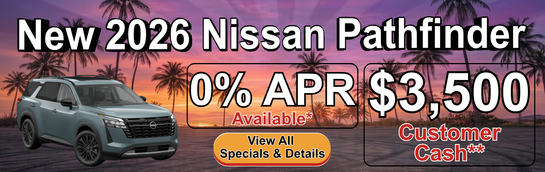 New 2026 Nissan Pathfinder Special