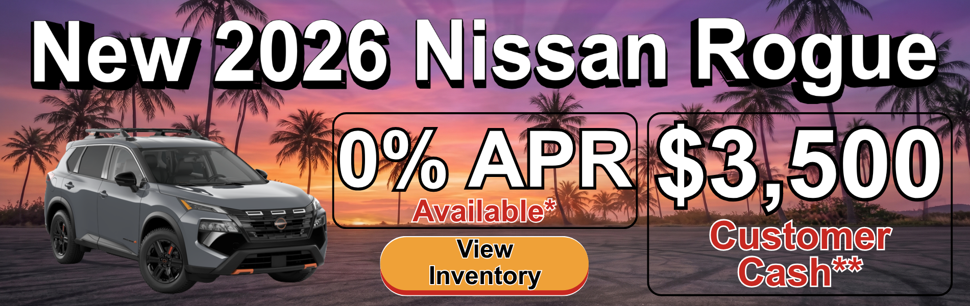 New 2026 Nissan Rogue Offer
