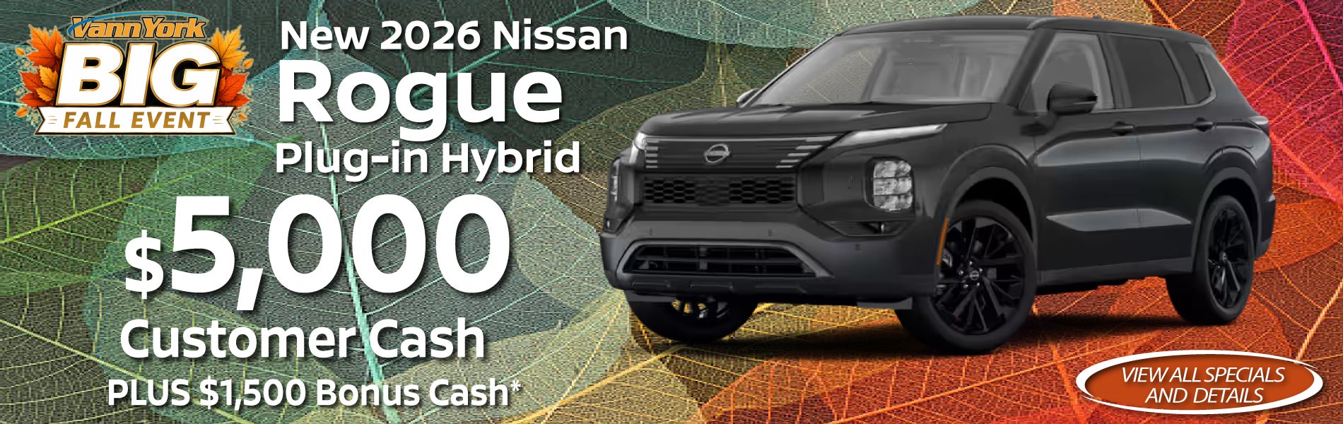 New 2026 Nissan Rogue Plug-in HybridSpecial